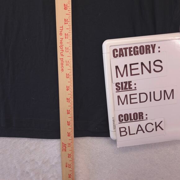 Volcom Short Sleeve Casual Collared Polo Shirt Adult Mens Size Medium M Black - Picture 6 of 9